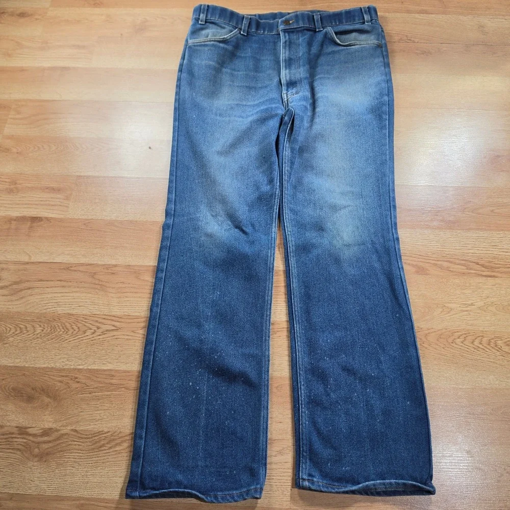 Levi's For Men Jeans Mens 40x32 Blue Vintage 80s Orange Tab USA 40547 Skosh